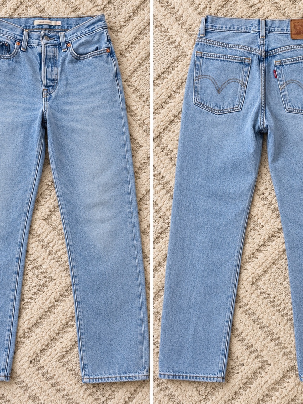 Levi's Light Wash Wedgie Straight Leg Jeans